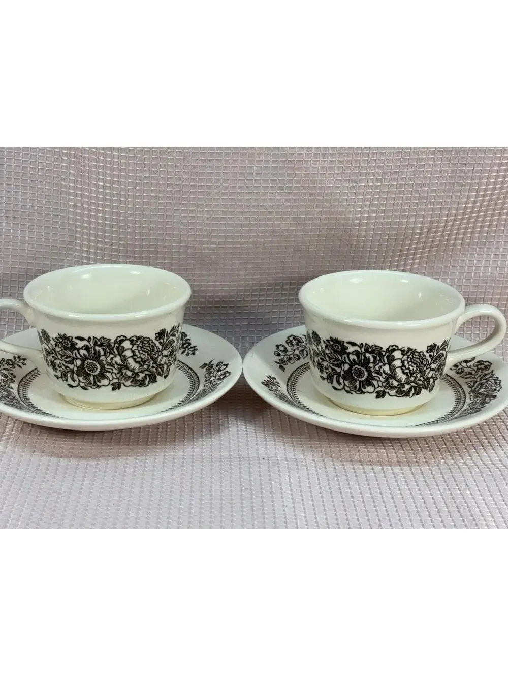 177 - set of 2!! vintage cup & saucer Sussex by Royal China made in the USA